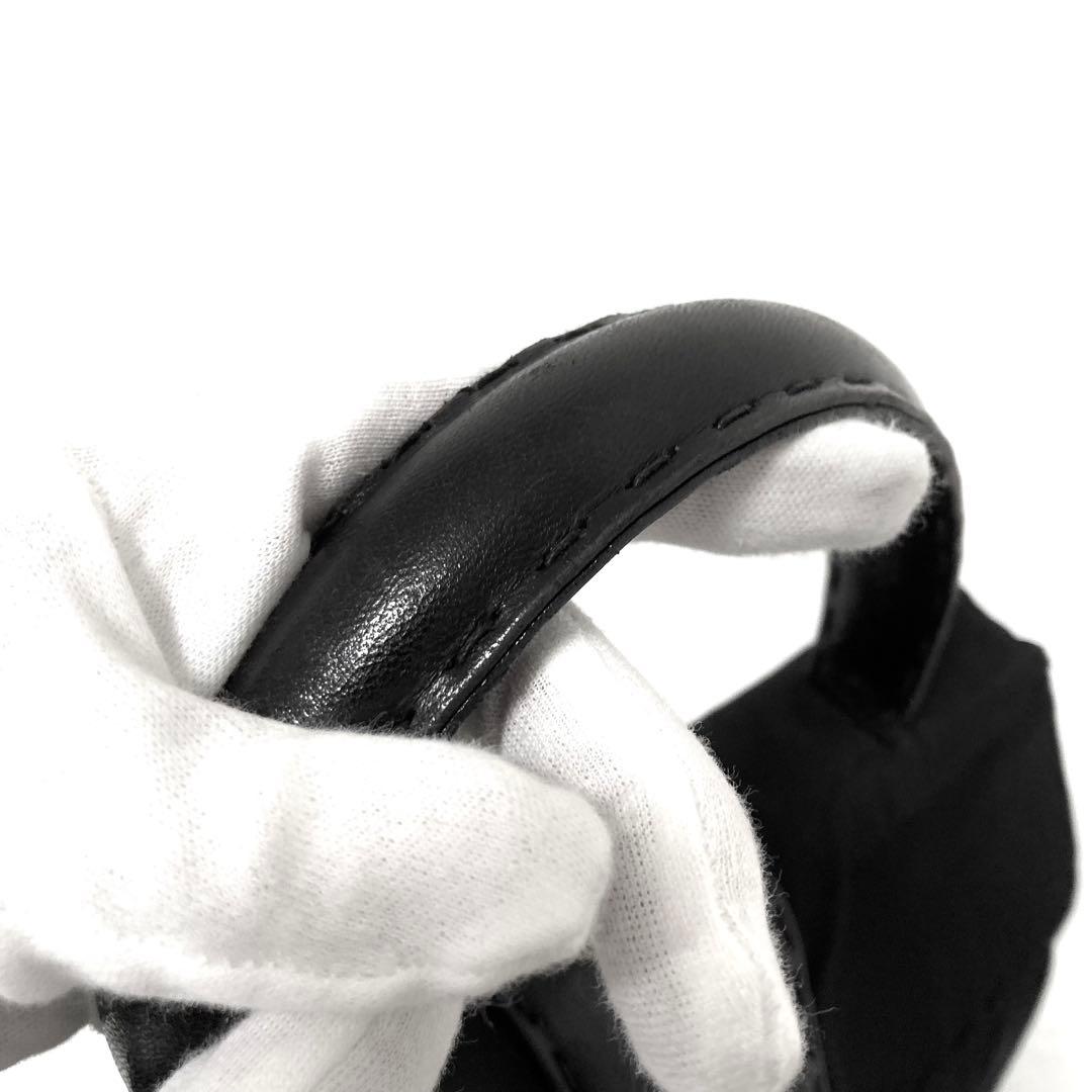 美品　希少　PRADA プラダ　ハンドバッグ　トートバッグ　ナイロン　レザー