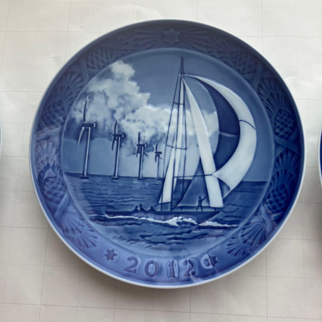 ロイヤルコペンハーゲン2011から 2013 イヤープレード3枚