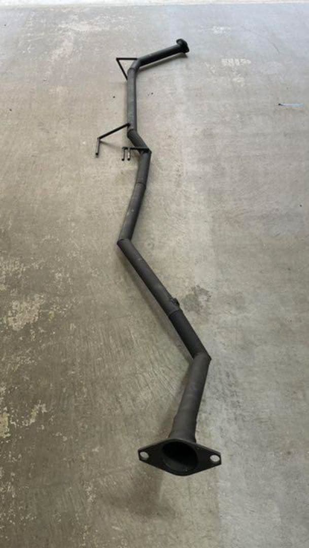 80 ヴォクシー　ガソリン車スチール製 ブラック ストレートパイプ マフラー本体