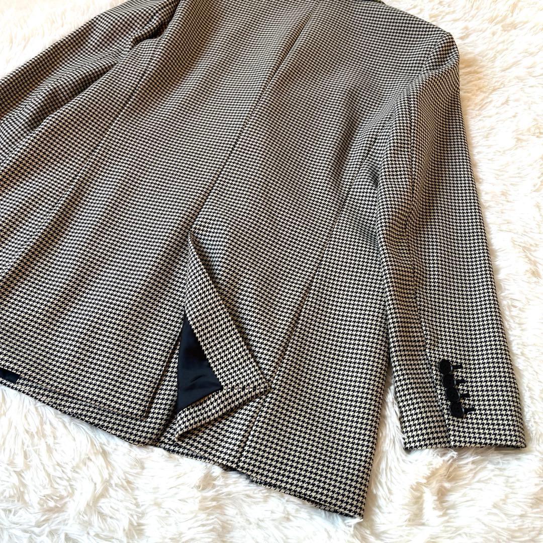 美品　23区【杏さん着用】ガンクラブチェックストレッチ ジャケット　M