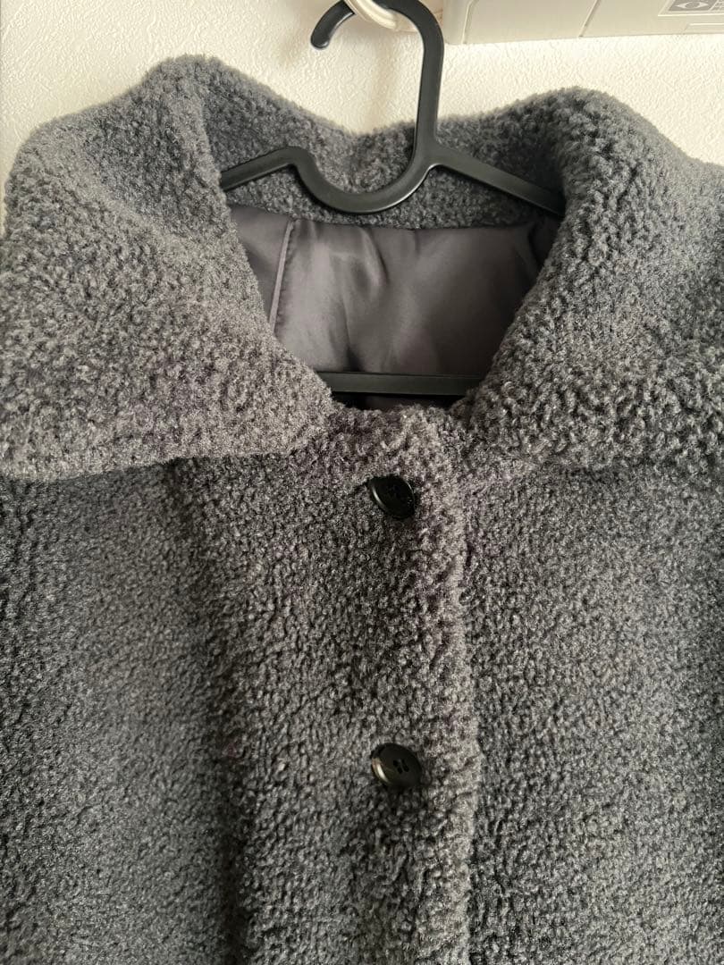 CLANE RIDGE POCKET BOA OVER COAT ボアコート