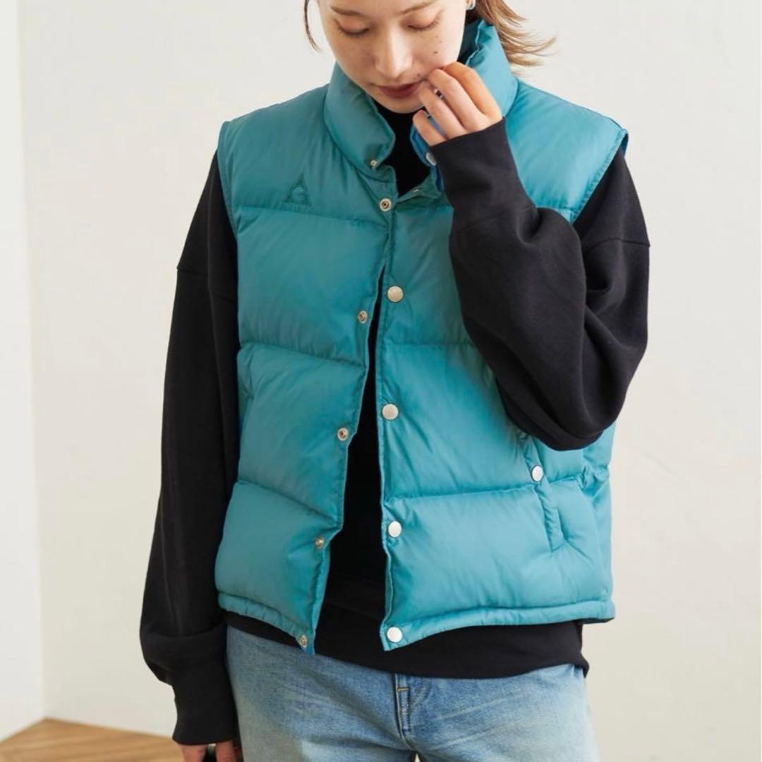 gerry vintage ジェリーヴィンテージ別注ダウンベスト サックスブルー