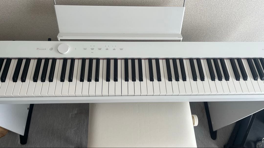 CASIO 電子ピアノ Privia PX-S1100WE 88鍵盤 椅子付き