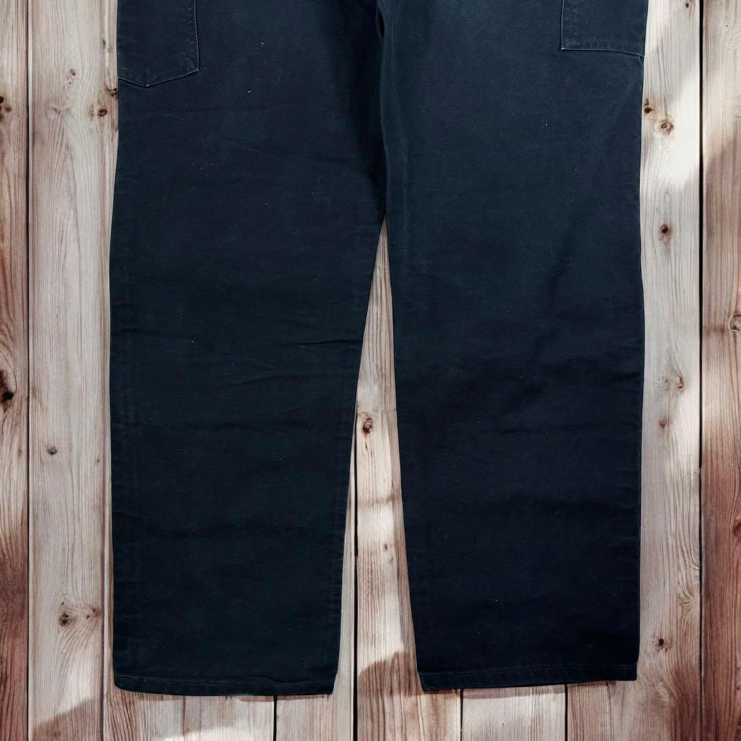 00s Carhartt ブラック ダブルニー ワーク カーゴ ペインターパンツ