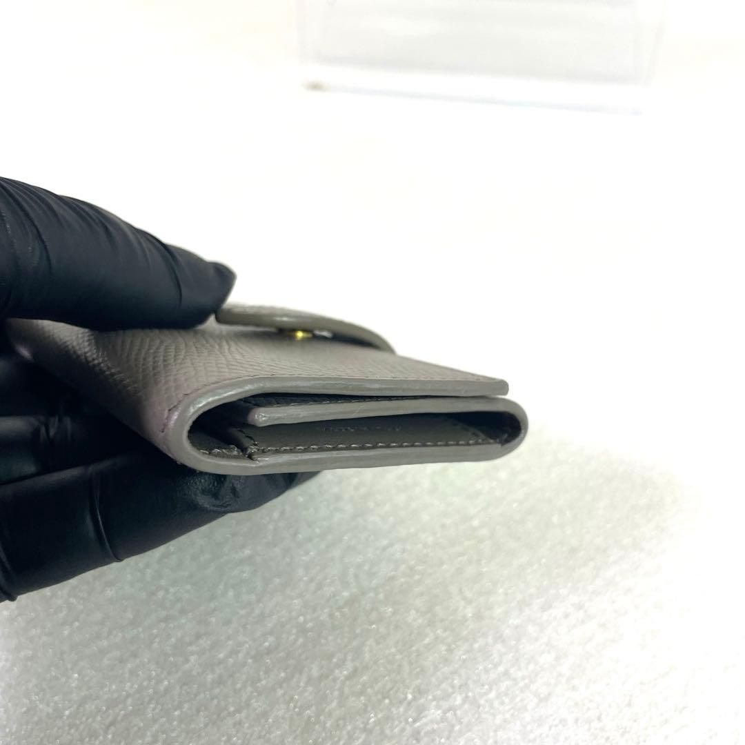 セリーヌ キーケース　グレージュ　6連フック レザー　レディース エッセンシャル