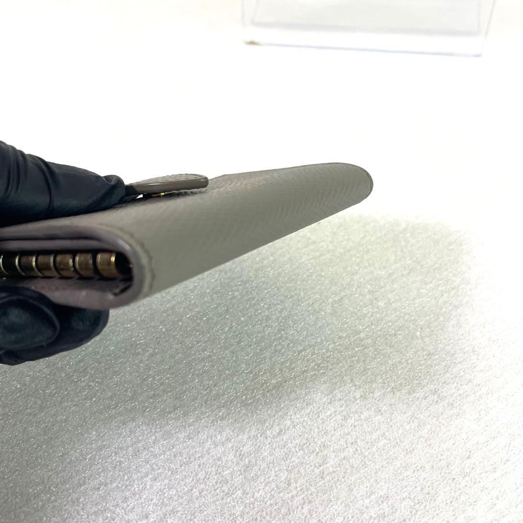 セリーヌ キーケース　グレージュ　6連フック レザー　レディース エッセンシャル