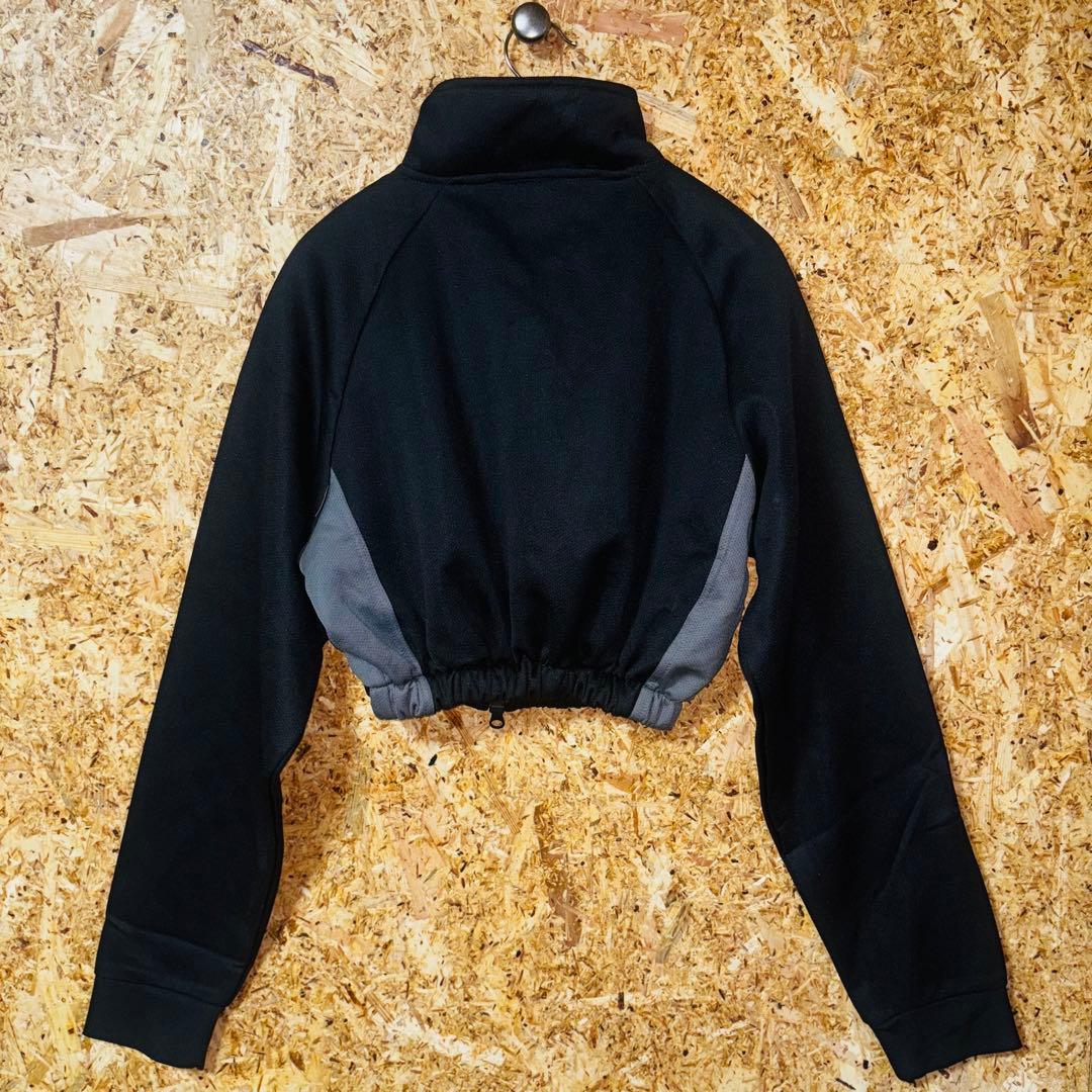 ￼ 0044 NIKE トラックジャケット クロップド丈 銀タグ サイズM　古着