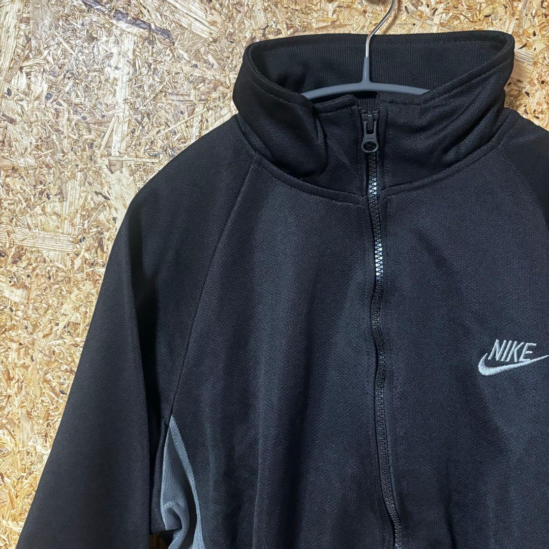 ￼ 0044 NIKE トラックジャケット クロップド丈 銀タグ サイズM　古着
