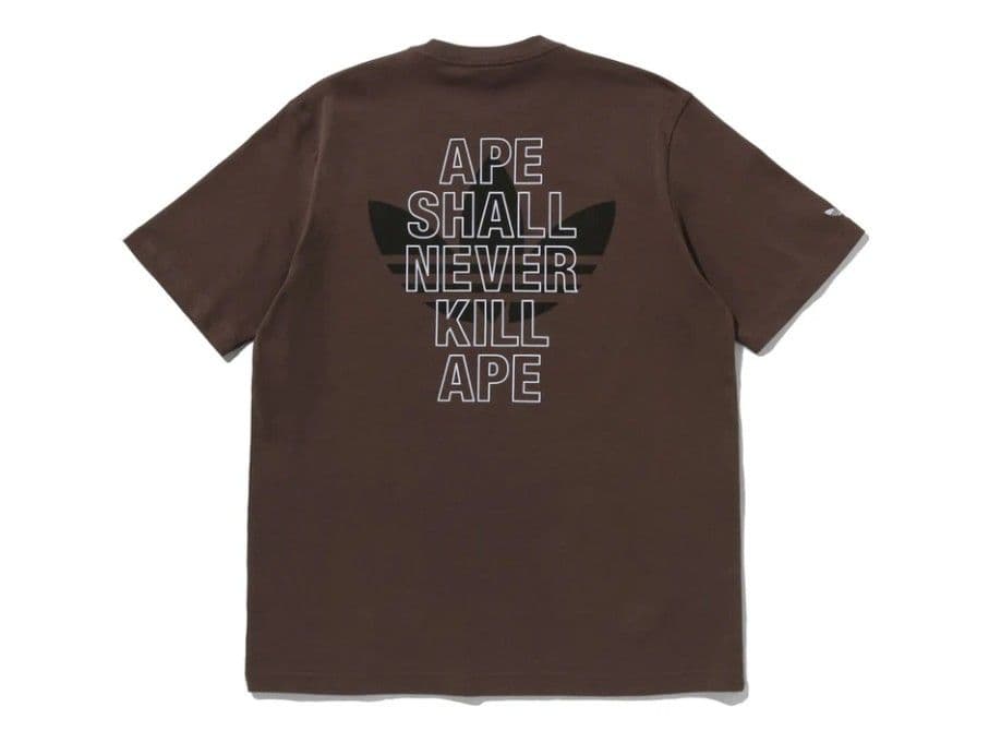 トップス A BATHING APE x adidas Ape Head Tee L