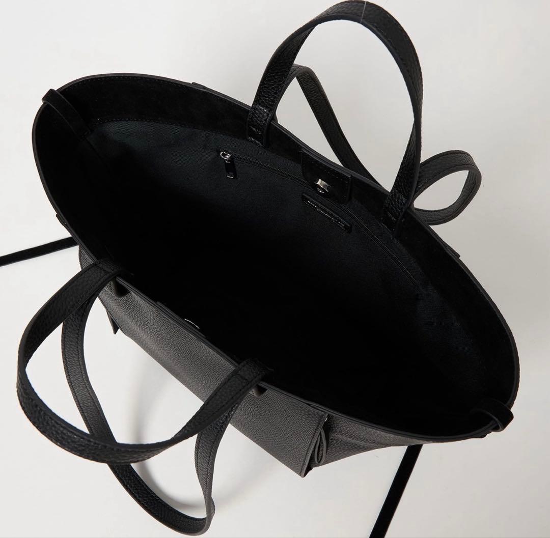 ジップポケット 2ハンドル トートバッグ -2WAY