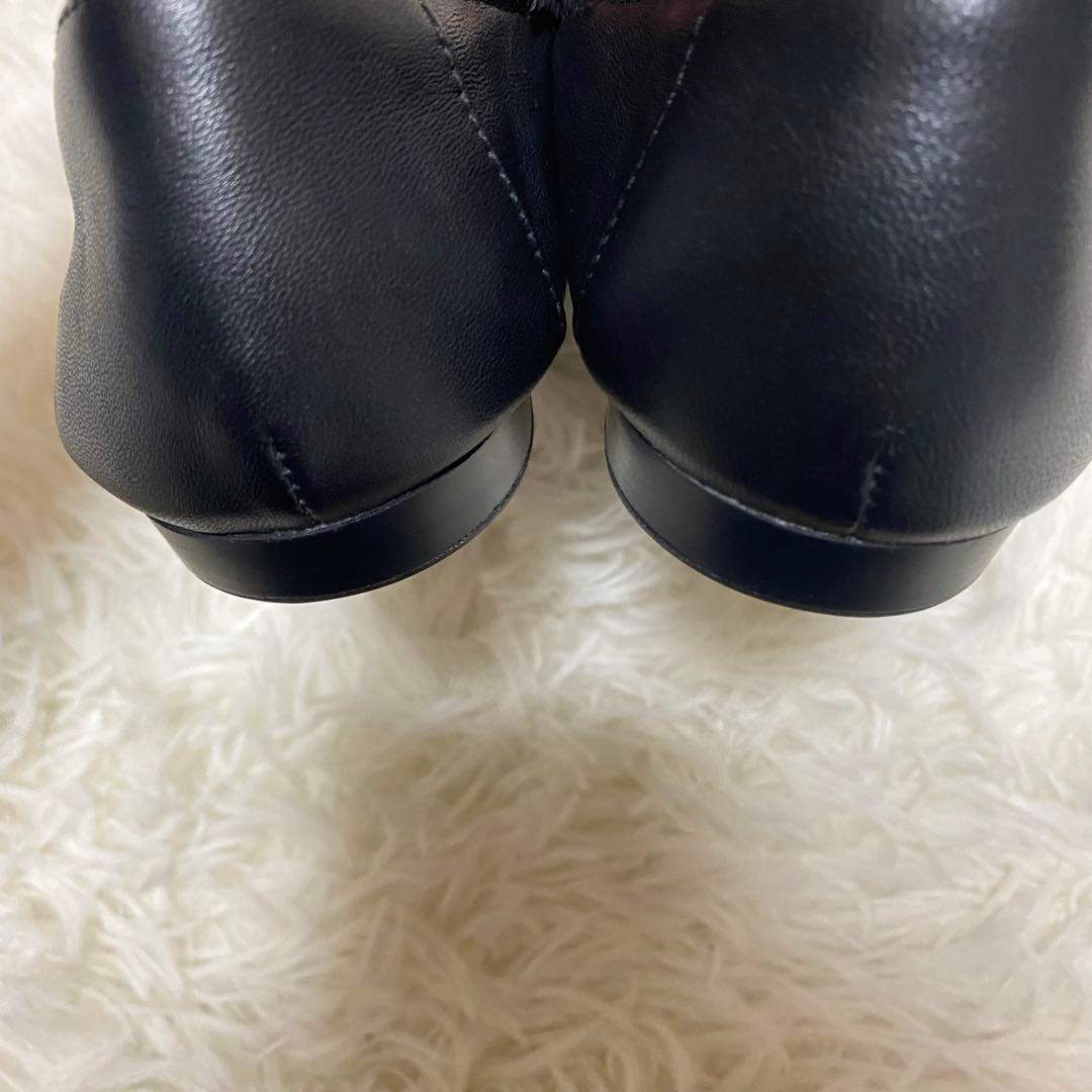 ✨定3.3万美品✨コールハーン フラットシューズ　トバ ボウ バレエ黒ブラック
