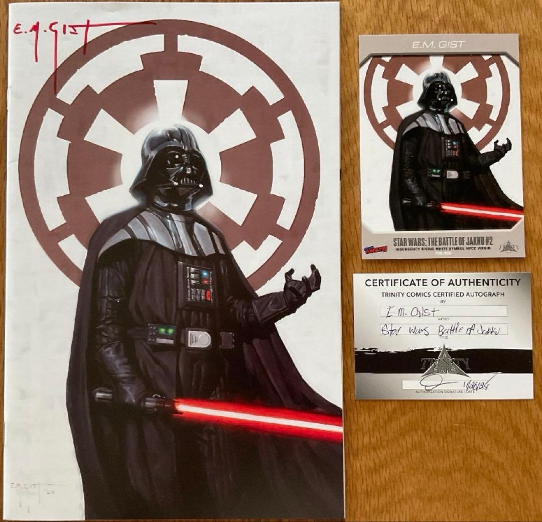 スター・ウォーズ #2 超レア表紙 アーティストサイン入り アメコミリーフ