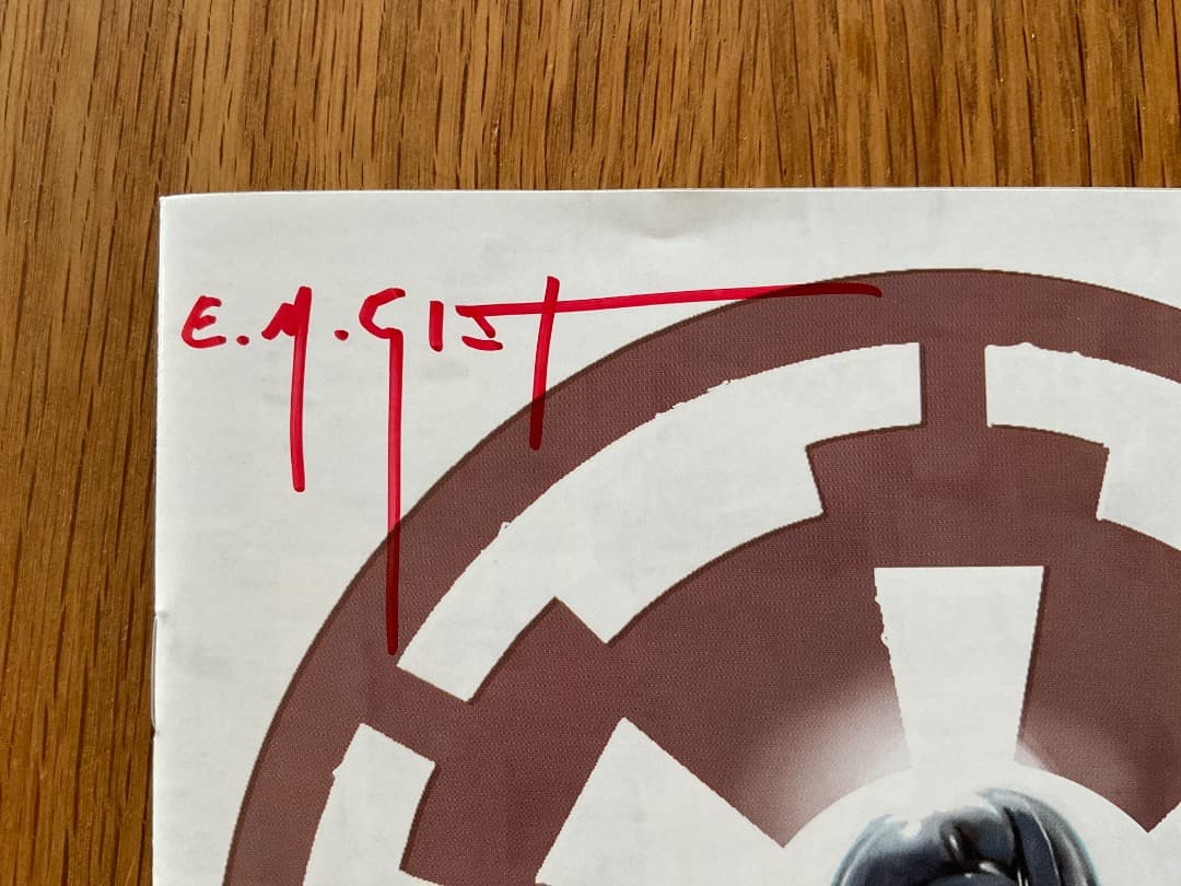 スター・ウォーズ #2 超レア表紙 アーティストサイン入り アメコミリーフ