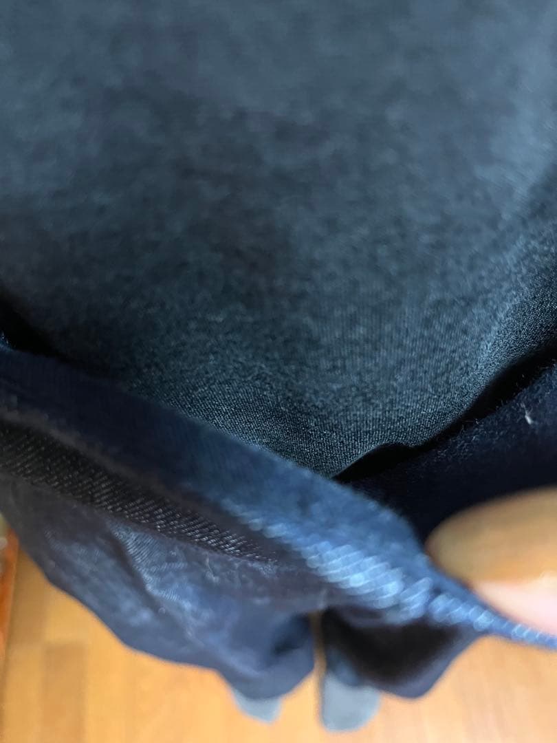 JENNE 2wayハイウエストリラックスデニムパンツS ネイビー1回着用のみ