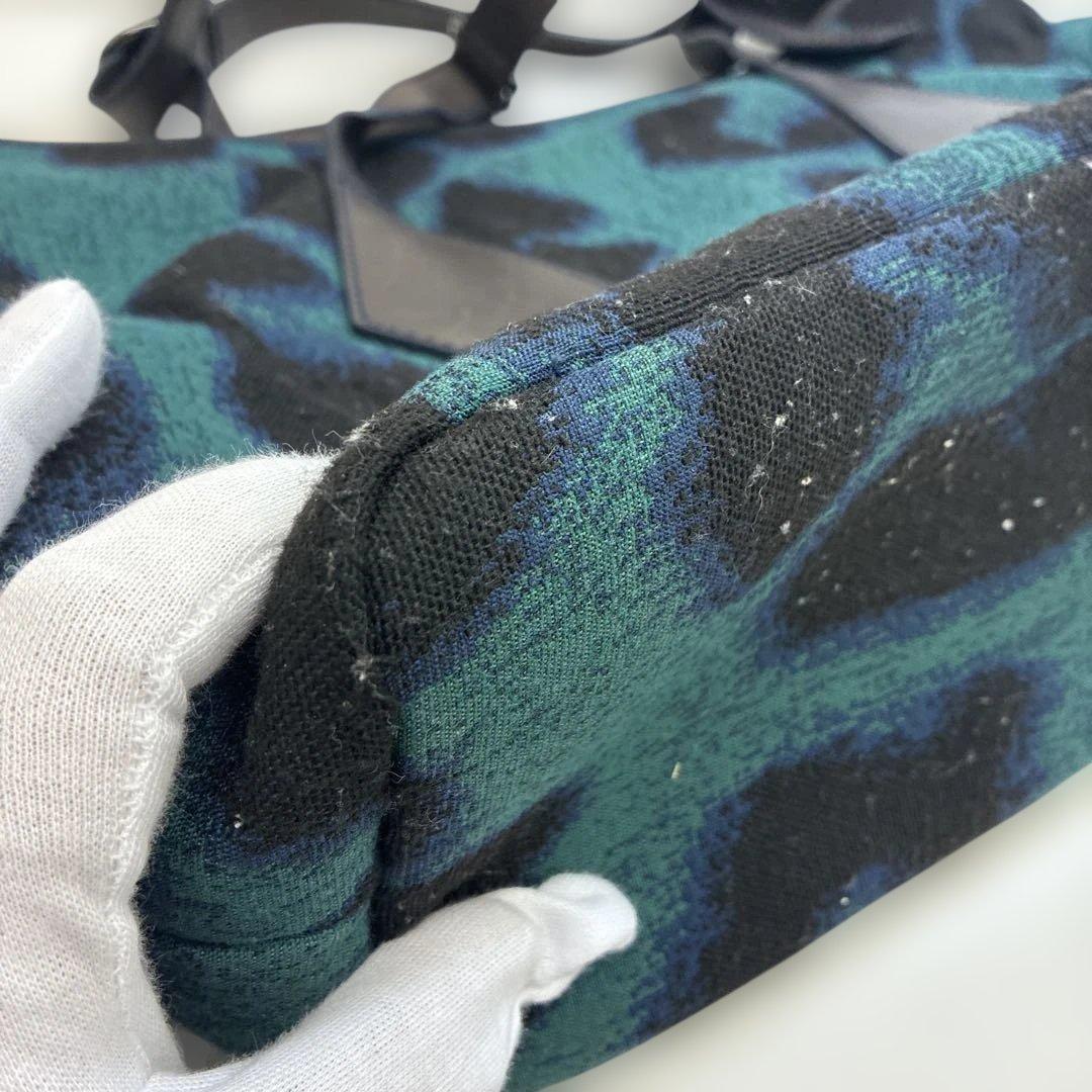 ヴィヴィアンウエストウッド トートバッグ キャンバス レザー オーブ 青