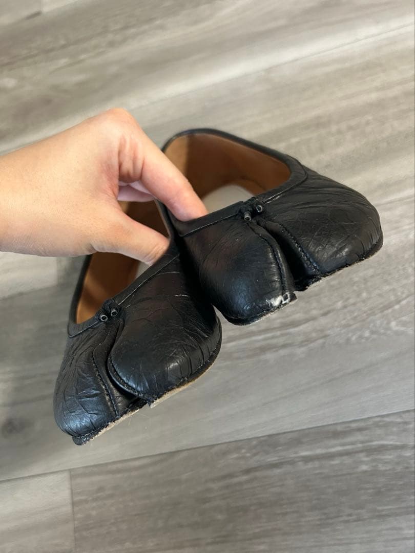 靴 Maison Margiela tabi flat shoes