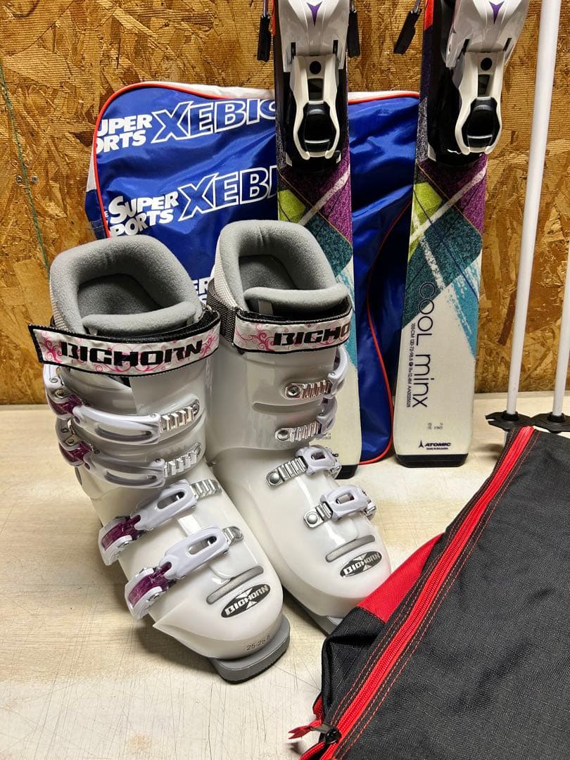 Atomic レディース スキー COOLminx 155cm ケース付き