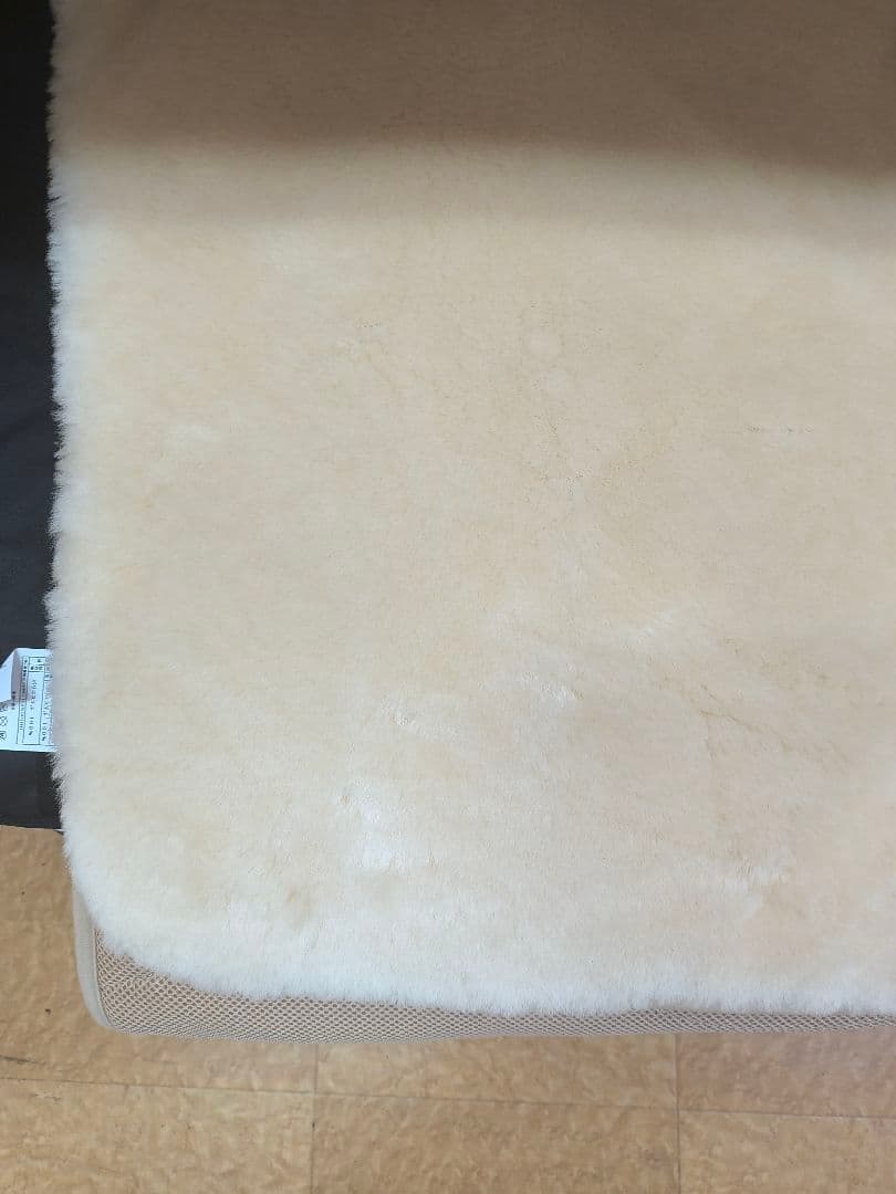 完全閉店!京都西川 極上ムートンシーツ シングル ベージュ定価35万円