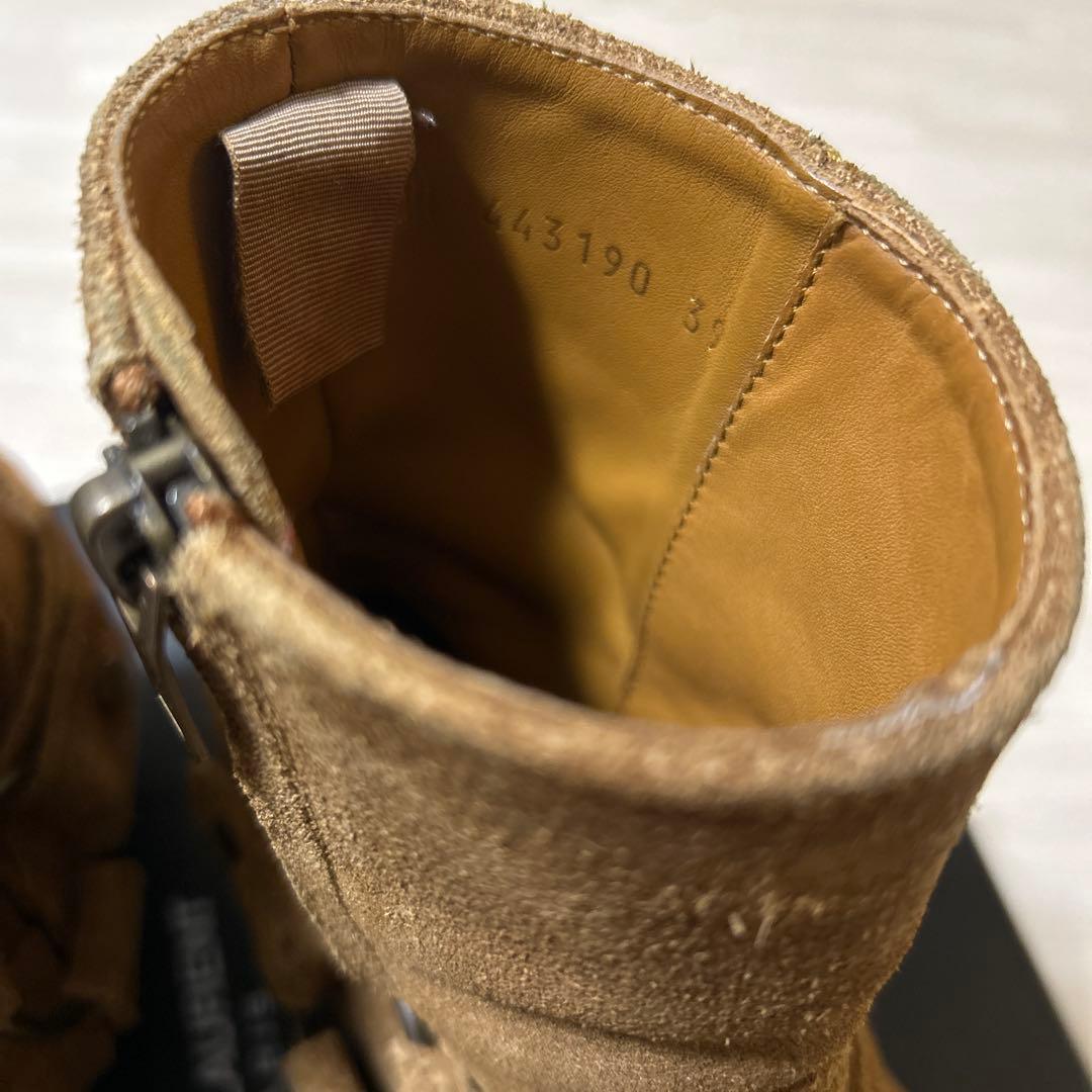 （エディ期ラストシーズン）サンローランパリ　リングブーツ　39 443190