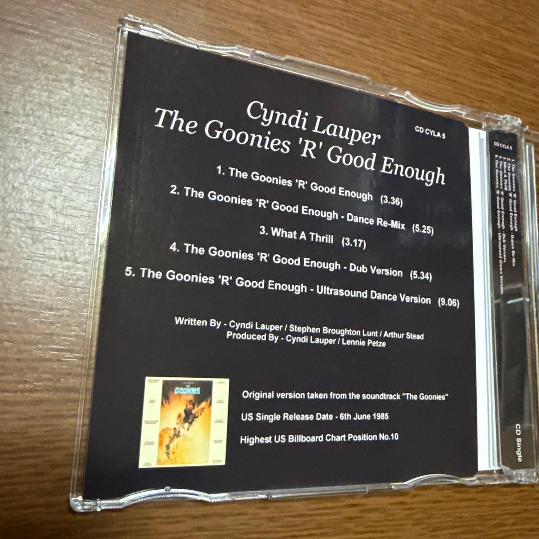 cyndi lauper・'R'GOOD ENOUGH(THE GOONIES)