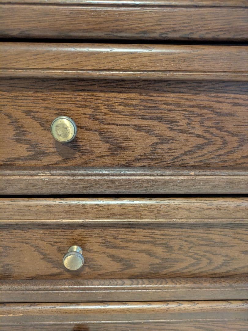 【karimoku】カリモク 4段 木製チェスト 小型タンス クラシックデザイン