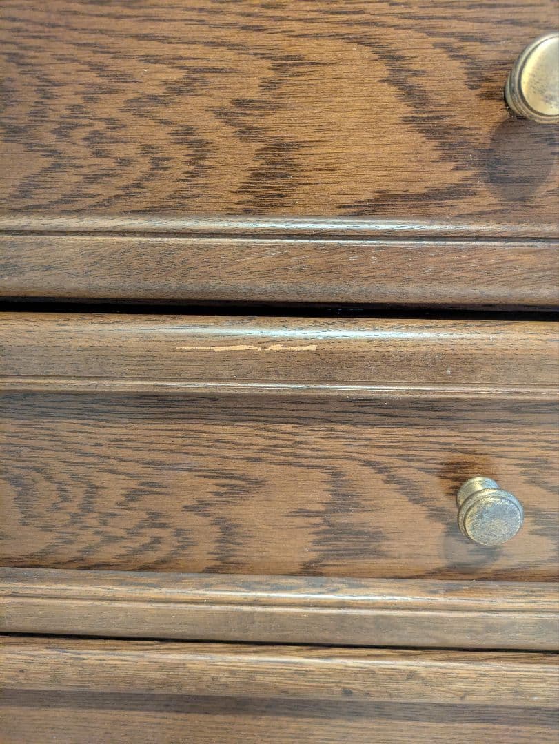 【karimoku】カリモク 4段 木製チェスト 小型タンス クラシックデザイン