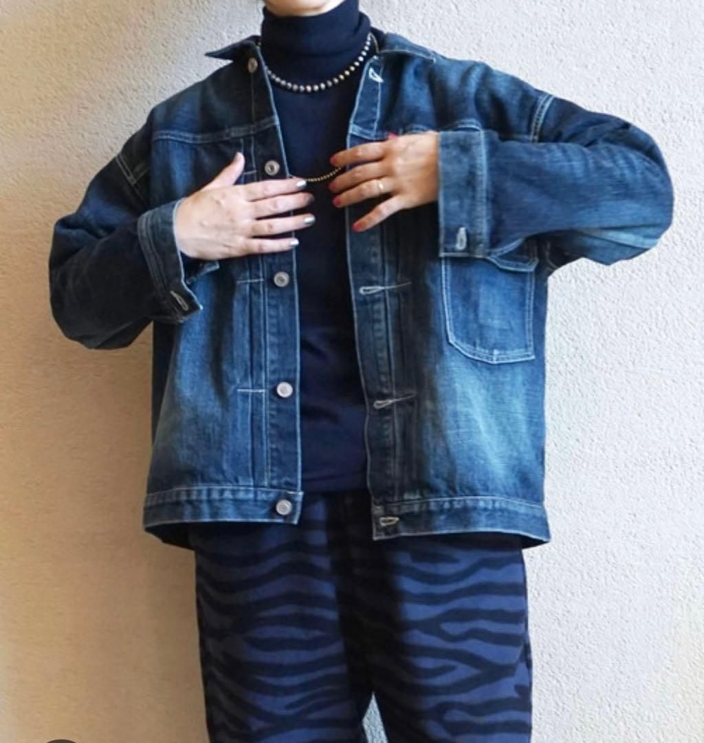 ジャーナルスタンダードラックス デニムジャケット　Gジャン　オールドデニム