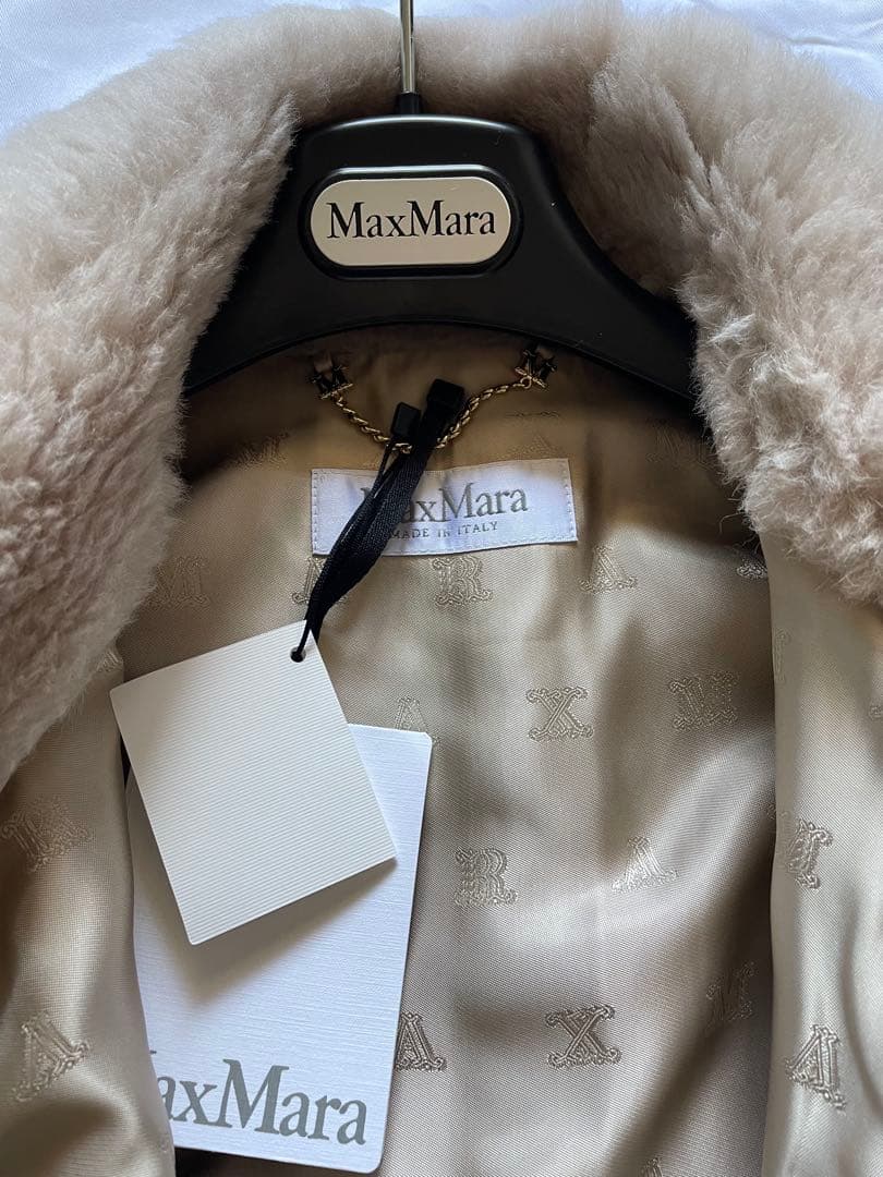 新品未使用 MaxMara テディベアケープ SAND ベージュ 316800円
