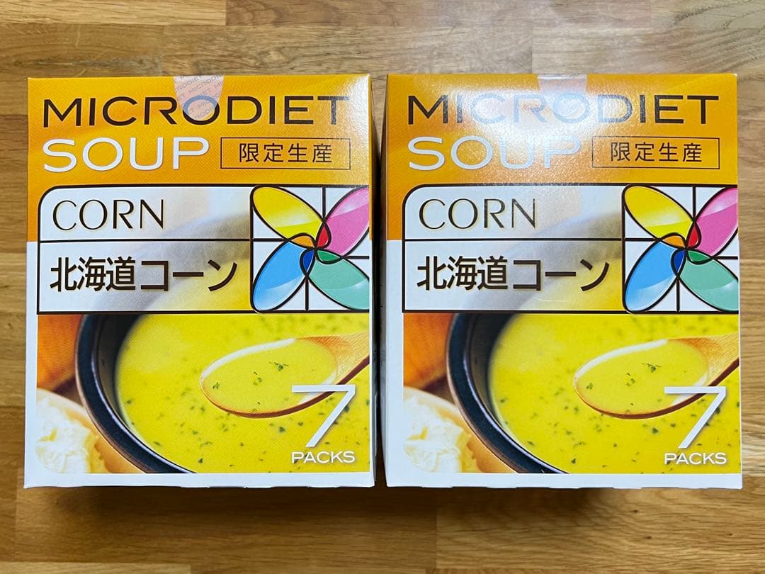 MICRODIET SOUPマイクロダイエット スープ 北海道コーン 7食×2箱