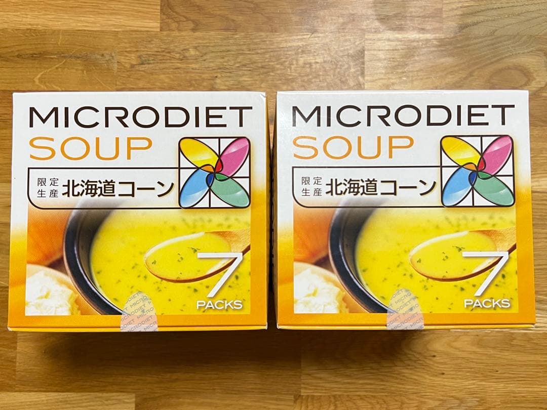 MICRODIET SOUPマイクロダイエット スープ 北海道コーン 7食×2箱