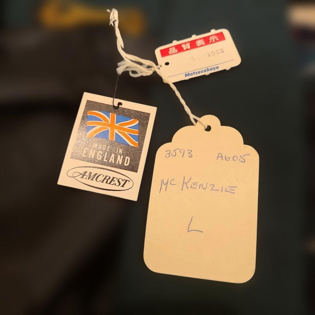 ✨新品未使用品✨AMCREST チェック ガウン ウール100% ヴィンテージ