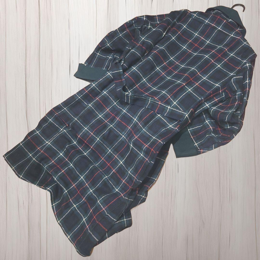 ✨新品未使用品✨AMCREST チェック ガウン ウール100% ヴィンテージ