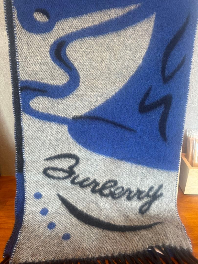 Burberry カシミヤウールマフラー