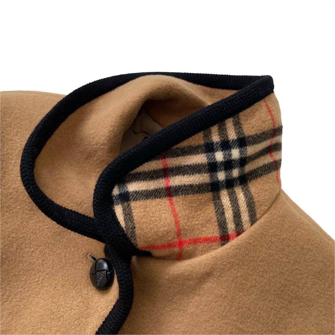 バーバリー ロンドン カシミヤ混 ウール ジャケット ノバチェック 13 大きい