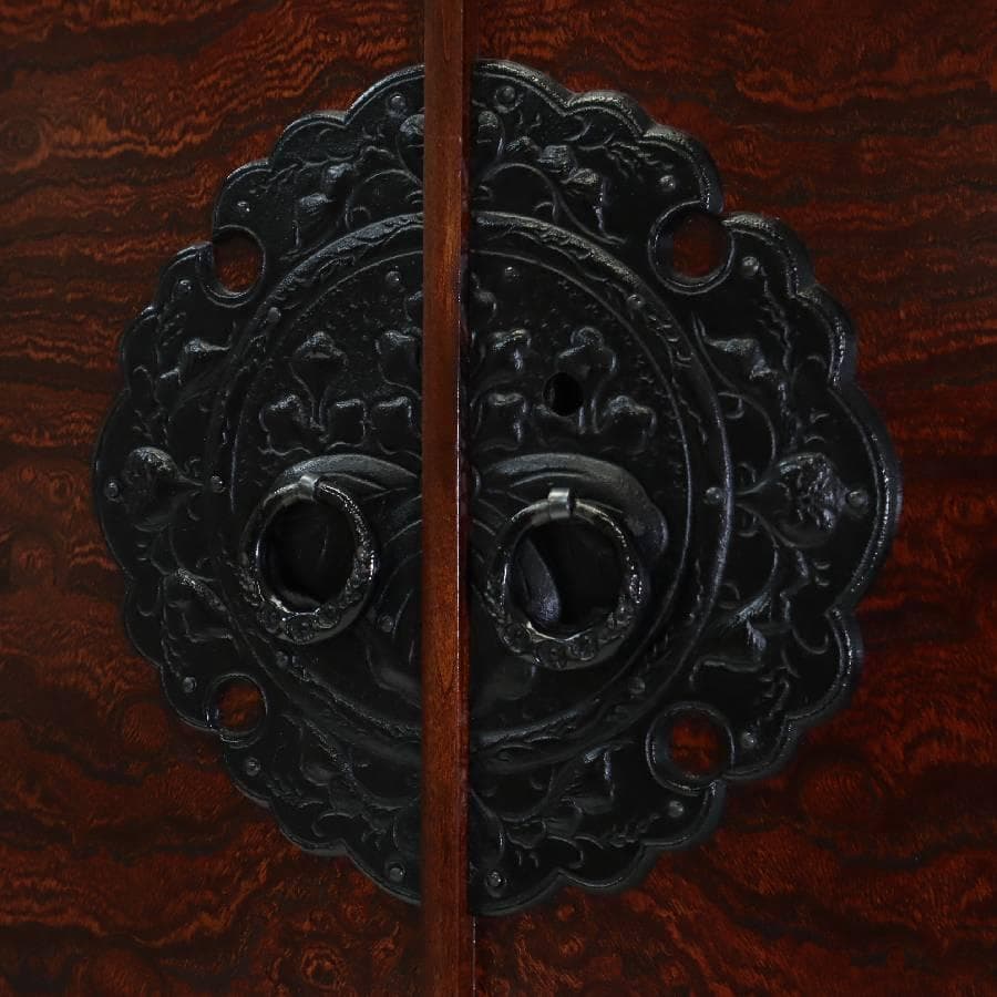 岩谷堂箪笥 テレビ台 ローボード AVボード 伝統工芸品 南部鉄器金具