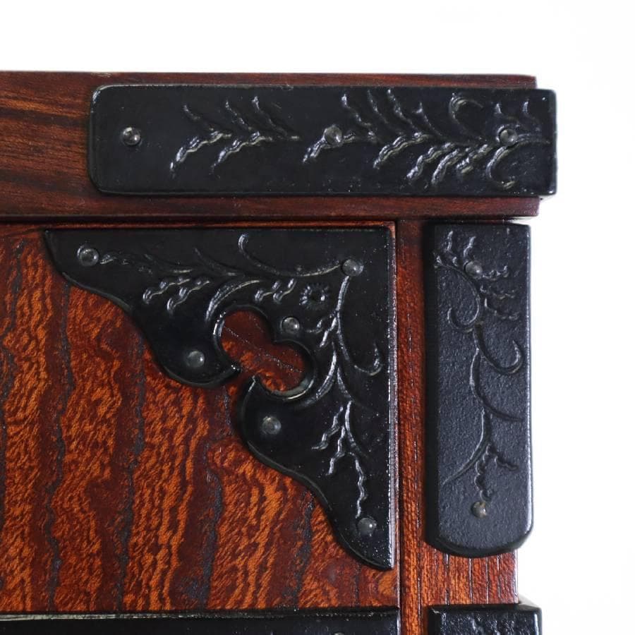 岩谷堂箪笥 テレビ台 ローボード AVボード 伝統工芸品 南部鉄器金具