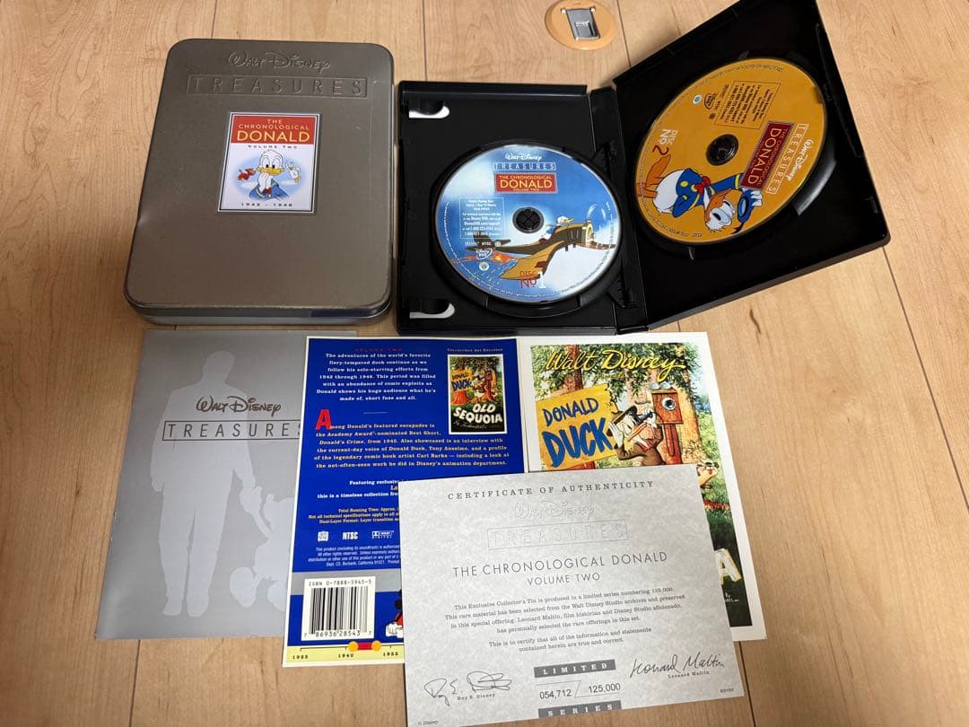 【海外版DVD】ドナルドダック・クロニクル 限定保存版　Vol.1～4
