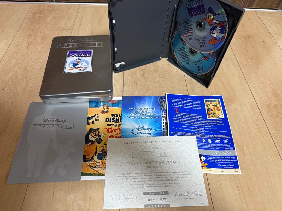 【海外版DVD】ドナルドダック・クロニクル 限定保存版　Vol.1～4