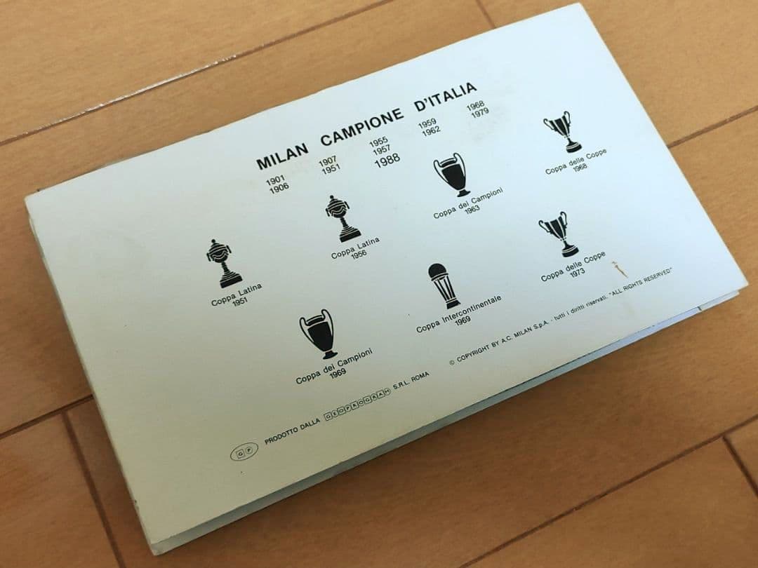 【超激レア】ACミラン 87-88 優勝記念 切手・封筒セット