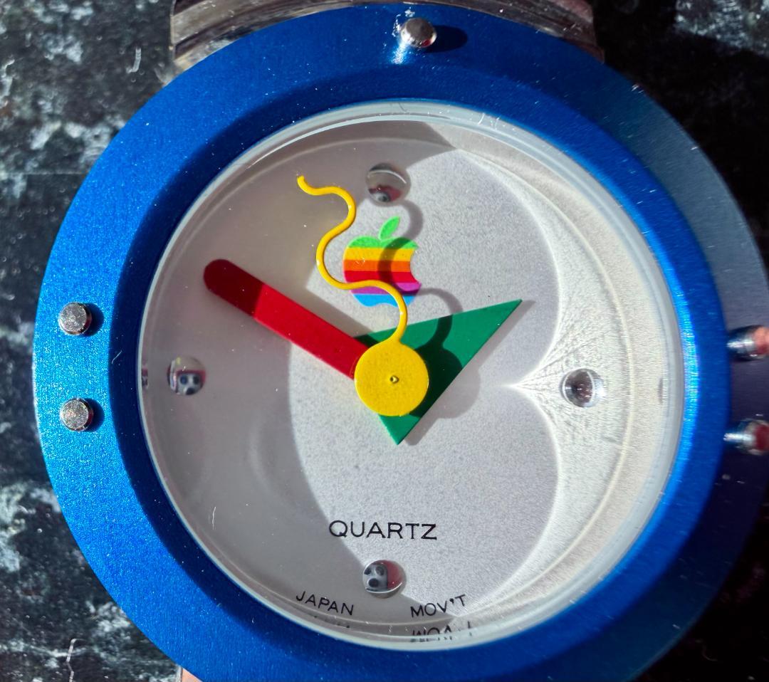 【超希少＆超美品】 Apple Mac OS のノベルティウォッチ