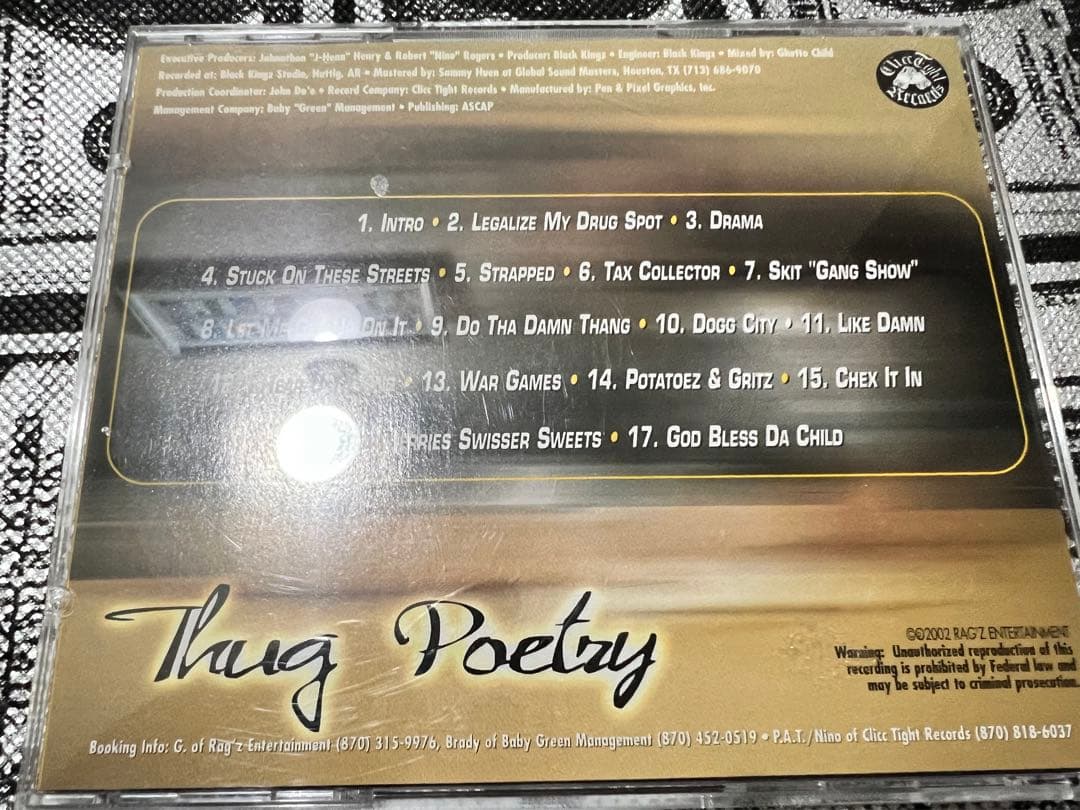 洋楽 JOHN DO'E - Thug Poetry