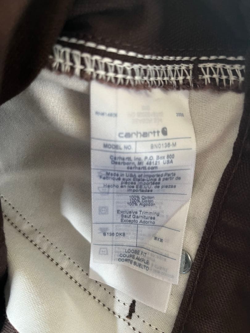 カーハート　ダブルニーワークパンツ