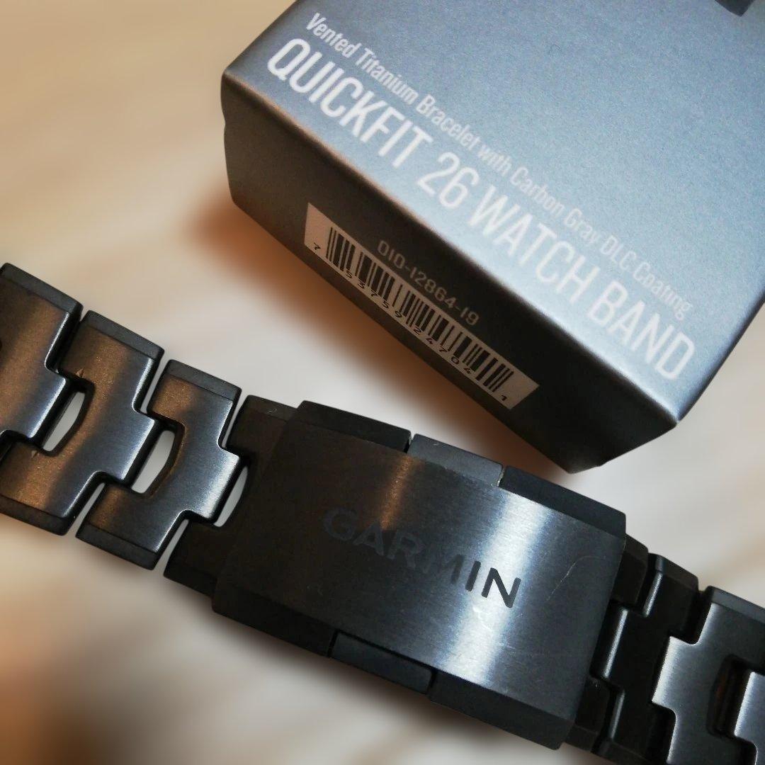 GARMIN QuickFit 26 チタンバンド
