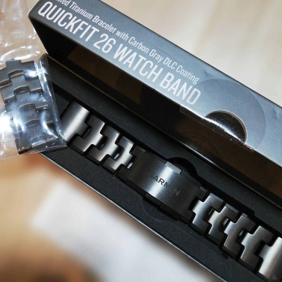 GARMIN QuickFit 26 チタンバンド