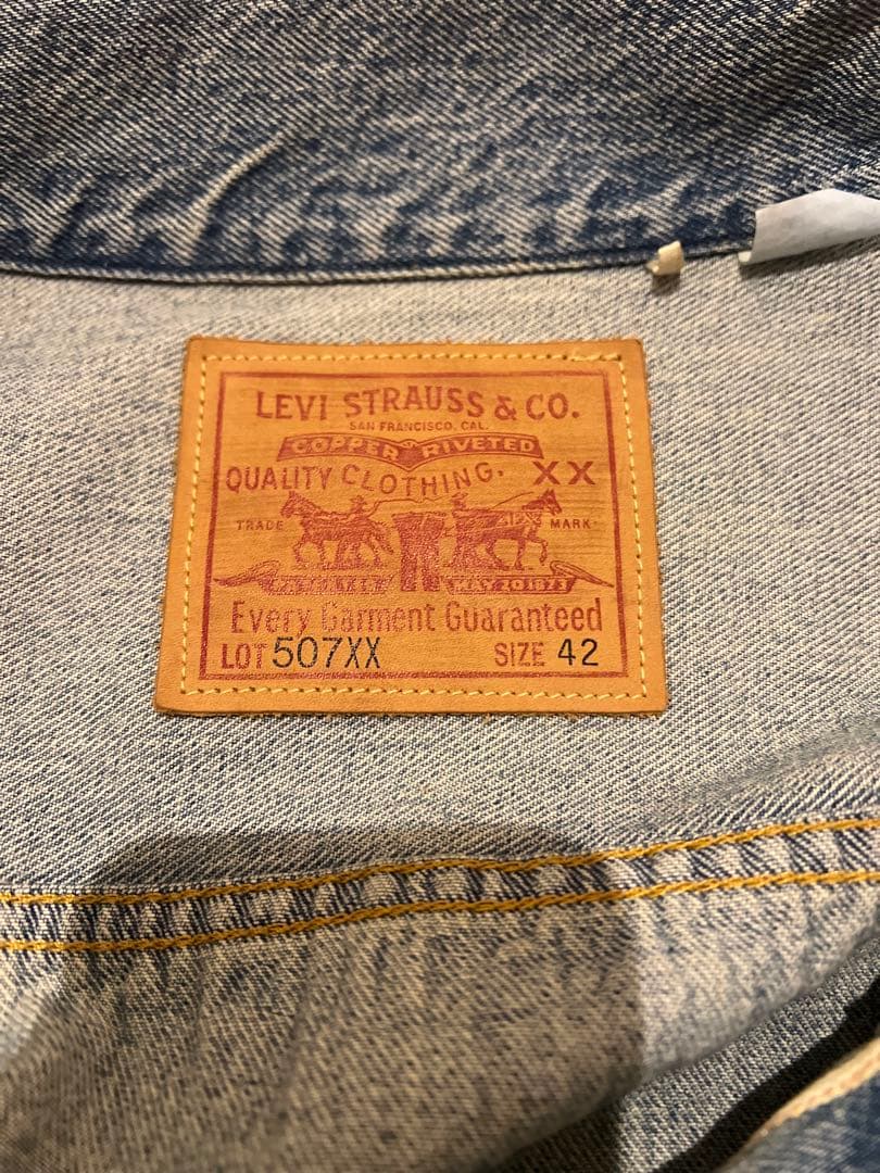 米*す様 LEVI STRAUSS & CO. 507XX Gジャン 42 格安