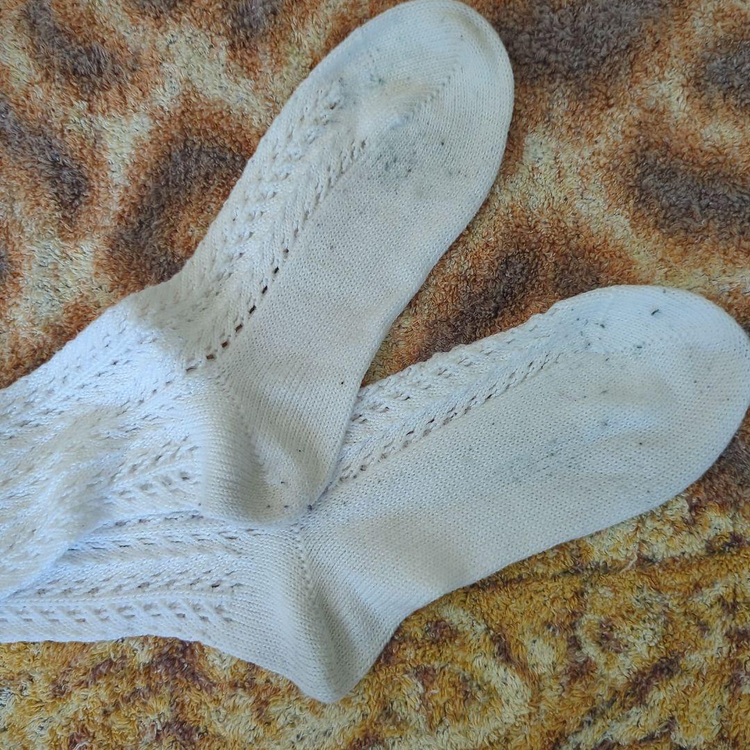 値下 レア ヴィヴィアンウエストウッド　クロシェ編み　ニーハイソックス　3本