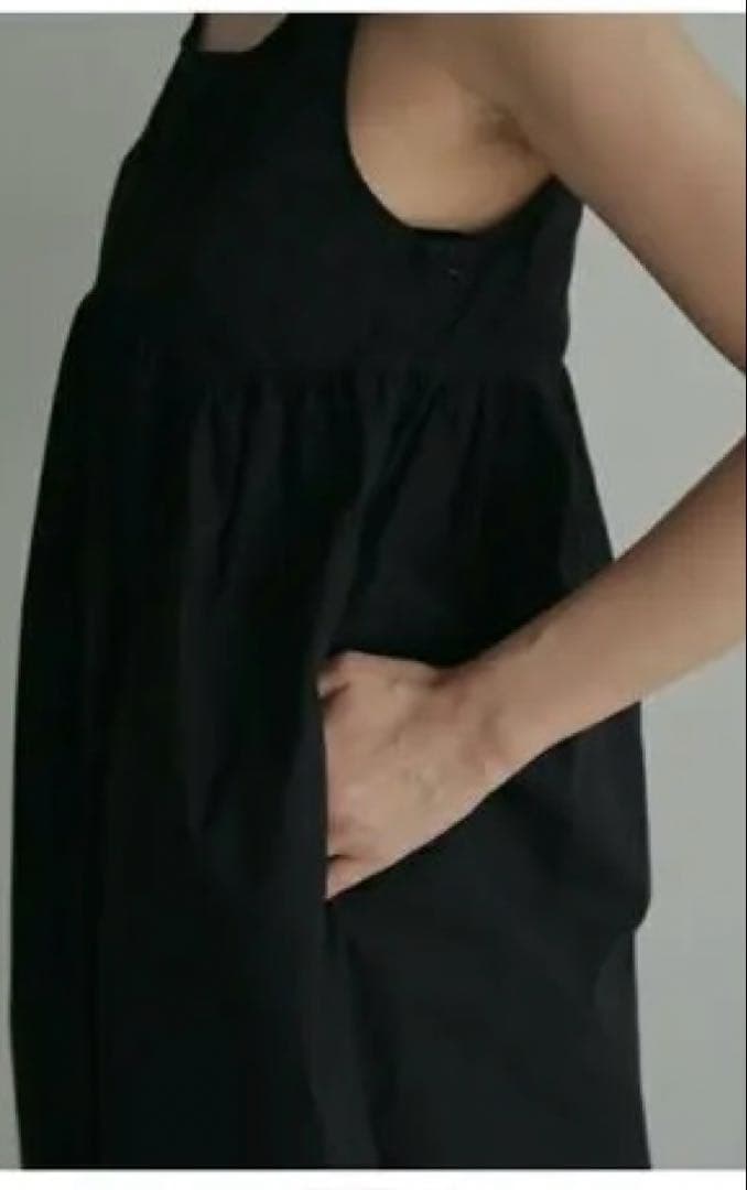 アンヌーク2025ss コットンギャザーサロペット38