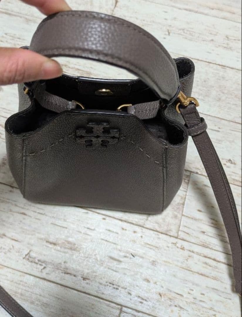 Tory Burch マックグロースモールバケットバッグ2way