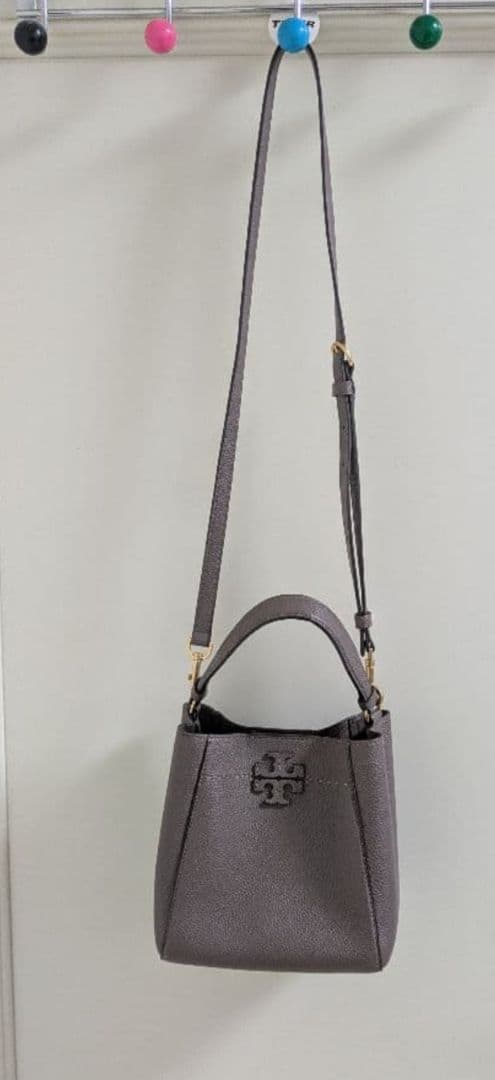 Tory Burch マックグロースモールバケットバッグ2way