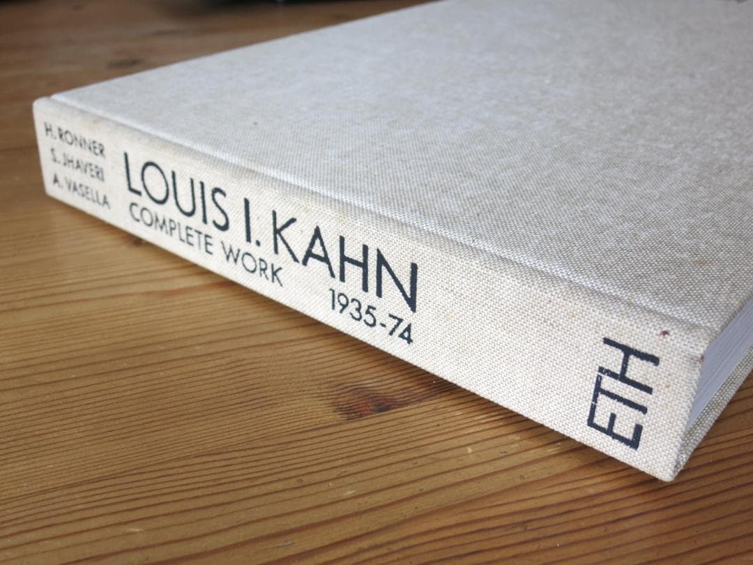 初版 LOUIS I.KAHN COMPLETE WORK1935-74